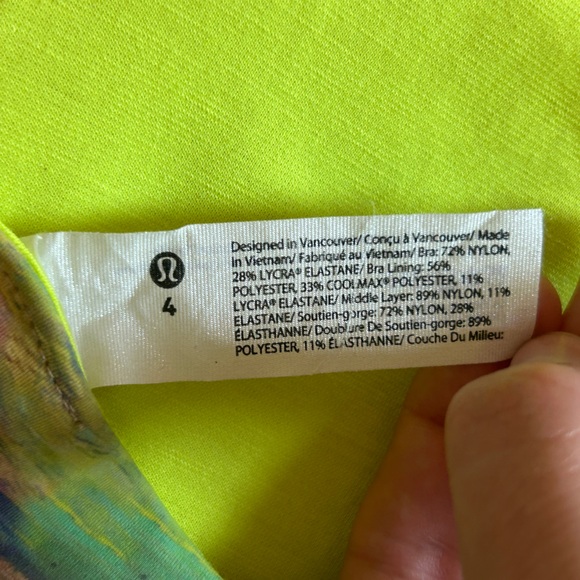 Lululemon Energy High Neck Long Line Bra - Picture 4 of 4